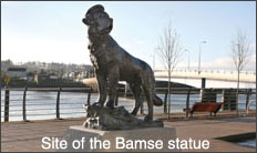 site of bamse statue